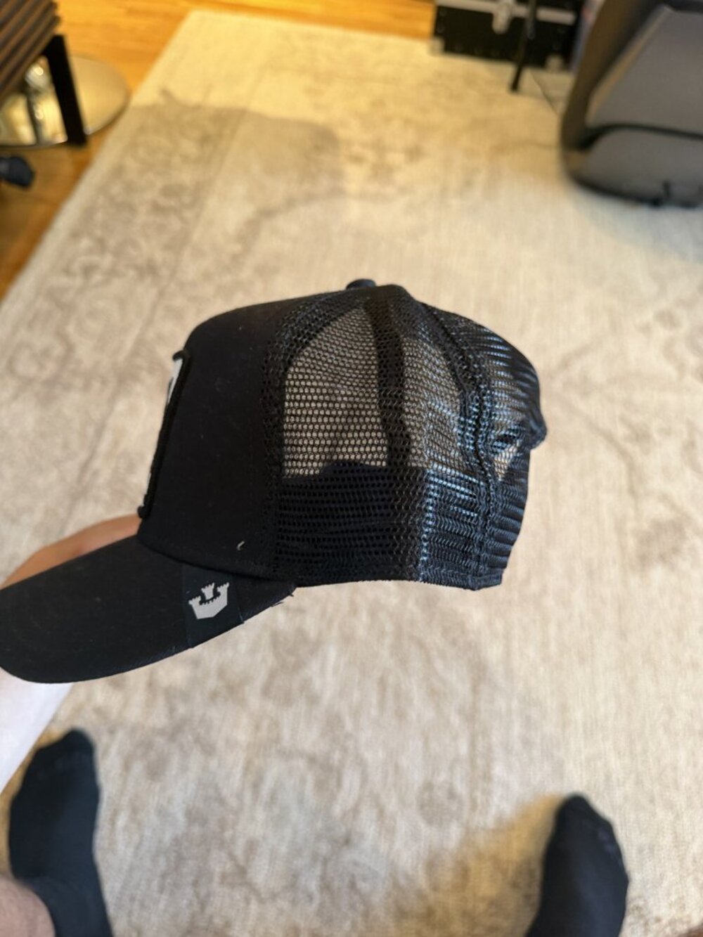 Goorin Bros Panther Black Trucker Hat